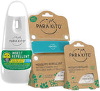 PARAKITO Mosquito, Insect & Bug Spray Bundle - Includes Spray, Turquoise Wristband & 4 Refills | DEET Free, Citronella Essential Oils, Perfect for Camping, Hiking, Travel Outdoor Activities