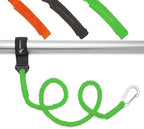 Kayak Paddle Leash Kayak Rod Leash Kayak Paddle Lanyard Stretchable Coiled Lanyard Leash Kayak Fishing Accessories for Kayak and Paddles