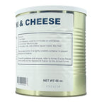 Military Surplus Freeze-Dried Uncooked Macaroni and Cheese – 24 Servings per Can – 58 oz – Easy Prep Survival Food with 25+ Year Shelf Life – Emergency Food Supply for Camping, Hunting, Backpacking, and Long-Term Storage