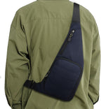 Peicees Sling Bag for Men Women Shoulder Bag Backpack Strap Pockets Chest Bag for Running Hiking Camping Exercise Outdoor