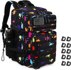 Military Tactical Backpack 45L Large Tactical Backpack for Men, Hiking Rucksack With Bottle Holder