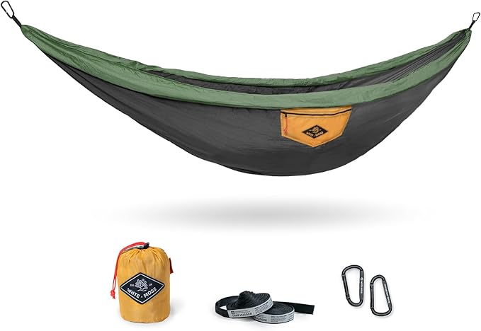 Suparpine II Hammock for Camping with Straps Included (Deep Moss, Double)