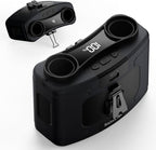 Socool 20000mAh Portable Waist Fan Clip on Wearable Belt Personal Fans Rechargeable Battery Operated, 40H Cooling Fan with 10 Speeds & Dual Motors, Neck Fans Hanging Hands-Free for Outdoor Travel