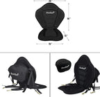 Universal Deluxe Kayak Seat Cushion with Storage Bag for Kayak,Padded Boat,SUP,Canoe,Fishing Boat,Seats with 4 Adjustable Straps