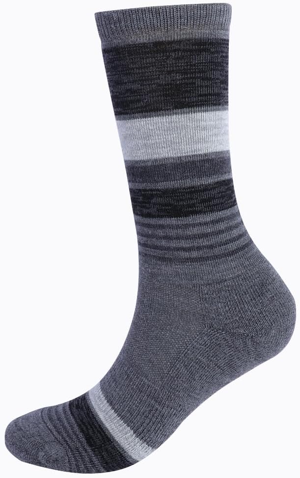 EnerWear 4 Pack Women's Merino Wool Outdoor Hiking Trail Crew Sock