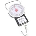 LIFKOME Portable Hanging Scale with Hook 20kg Capacity Manual Luggage Weight Scale for Travel and Fishing with Large Handle and LCD Display