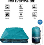 Camping Blanket,Lightweight Puffy Printed Camping Blanket Packable Outdoor Blanket for Camping,Traveling, Stadium, Hiking, Picnics