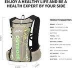 Hydration Pack Backpack，IX INOXTO Running Hydration Vest with 1.5L ( 50 oz) Water Bladder for Men Women，Lightweight Water Backpack for Hiking Cycling Climbing Camping