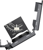 Compass Hiking Survival, IP65 Waterproof Metal Compass with Sighting Clinometer and Carry Bag, Multifunctional, Professional, for Camping Hunting Hiking Navigation