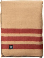 Arcturus Rainier Wool Blanket - 4.5lbs Warm, Heavy, Washable, Large | Great for Camping, Outdoors, Survival & Emergency Kits (Dry Falls)