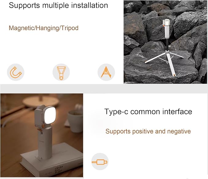 CC2 - PRO Camping Light: 2000 Lumens, 5 - in - 1 (Flashlight/Ambient/Work/Fill/SOS), 10000mAh, IP54 Waterproof for Outdoor Adventures