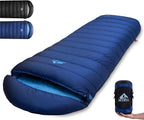 Down Sleeping Bag for Adults. 680FP Ultralight Portable, Backpacking Sleeping Bag for Hiking, Camping, Mountaineering, expeditions and Backpacking. with Compression Sack