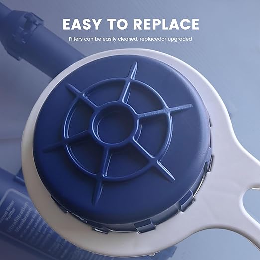 Pro Emergency Water Purification System for Survival,Portable Hand Pump Camping Water Filter,Emergency Portable Filtration for Hiking, Camping,3-Stage Water Filtration System for Family