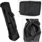 Allnice Durable Canvas Fishing Rod & Reel Organizer Bag Travel Carry Case Bag- Holds 5 Poles & Tackle