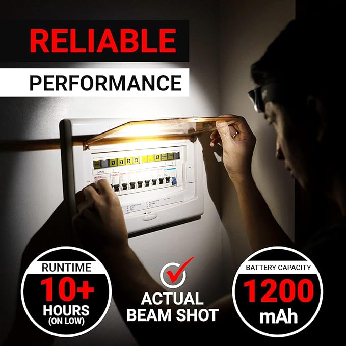 GearLight USB Rechargeable Headlamp Flashlight - S500 Running, Camping, and Outdoor LED Headlight Camping Headlamps - Head Lamp Light for Adults, Kids, Emergency Gear - Black - 2 Pack, Rechargeable