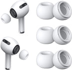 [3 Pairs] Replacement Ear Tips for Airpods Pro and Airpods Pro 2nd Generation with Noise Reduction Hole, Silicone Ear Tips for Airpods Pro with Portable Storage Box and Fit in The Charging Case(Small)