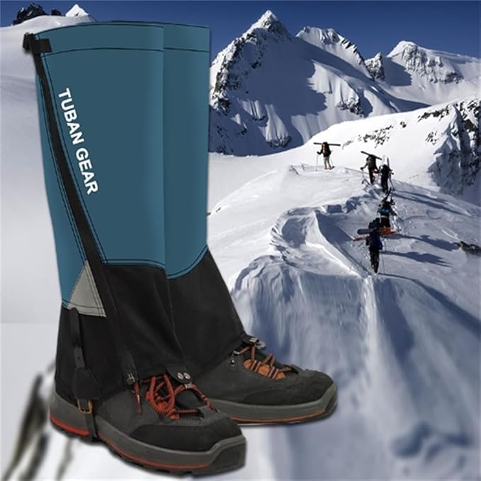 Gaiters for Hiking Waterproof,Leg Gaiters with Upgraded Zipper Design,Lightweight Shoe for Men Women