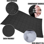 Outdoor Camping Blanket,Lightweight Waterproof Puffy Camping Blanket,Portable Camping Quilt for Travel, Picnic, Hiking,Camping (Black)