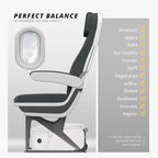 Verage Carry On Underseat Luggage with 2 Wheels & USB Port, 16 Inch Cloud Gray Wheeled Spinner Bag Carry-on Luggages for Airlines, Lightweight Suitcase Men Women, Pilots and Crew