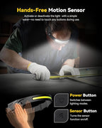 Headlamp Rechargeable 3 Pack, 230° Wide Beam Running Head Lamp Hands Free for Adults, Head Lights for Forehead, Head Flashlight with Hard Hat Clips for Runners, Hunting, Hiking, Camping