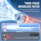 Mini Turbo Jet Fan: Portable Small Pocket Handheld Personal Rechargeable Battery Operated USB Charger Keeping Cool In Hot Weather For Travel Beach(purple)