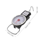 VOSAREA Portable Luggage Scale with Hook 35kg Mini Spring Hanging Weight Scale for Travel Suitcase Handheld