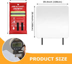 Emergency Fire Blanket, 2 Pack Fiberglass Flame Retardant Fire Blankets Emergency for Home, Kitchen, Car, Office, Grill, 39.4X 39.4inch Fire Extinguisher Blanket