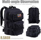 Military Tactical Backpack 45L Large Tactical Backpack for Men, Hiking Rucksack With Bottle Holder