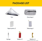 LANSHAN Ultralight Tent 3-Season Backpacking Tent for 1-Person or 2-Person Camping, Trekking, Kayaking, Climbing, Hiking