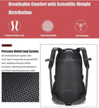 60L Hiking Backpack,Camping Backpack Lightweight Travel Daypack Waterproof Backpacking Bag for Men Women (Navy)