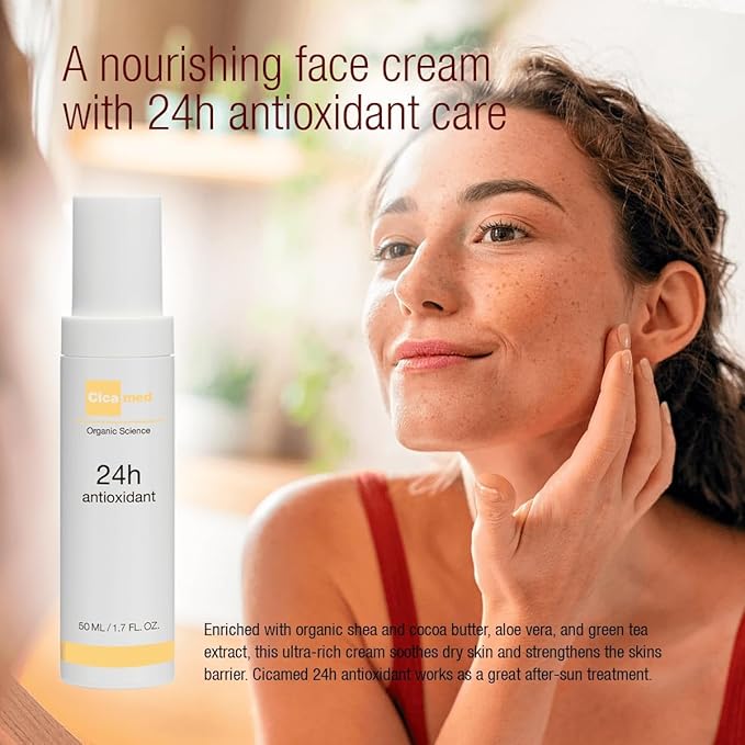 Cicamed Stressed Skin Relief Kit - Travel Skincare Set with SPF 30 Face Sunscreen, Face Moisturizer for Dry Skin & Hydrating Body Lotion - After Sun lotion- Made in Sweden – 10.4 fl. oz. (310 ml)