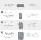 BAGSMART 6 Set /4 Set/2 Set Compression Packing Cubes for Travel, Lightweight Luggage Organizer Bags, Durable Space Saver Bags Travel Essentials