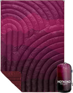 Camping Blanket,Lightweight Puffy Printed Camping Blanket Packable Outdoor Blanket for Camping,Traveling, Stadium, Hiking, Picnics