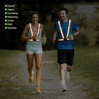 Reflective Vest Running Gear, 2Pack High Visible Safety VES for Cycling Jogging Running Walking, Adjustable for Men Women Kids