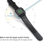 Fast Charger for Apple Watch Charger, Magnetic iWatch Charger to USB A Cable 3.3FT with USB A Wall Plug Adapter for Apple iWatch Series Ultra/10/9/8/7/6/SE/5/4/3/2 (Blue)