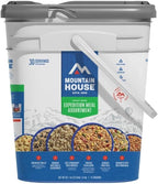 Mountain House Expedition Meal Assortment Bucket Freeze Dried Backpacking & Camping Food 30 Servings