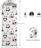 Galaxy Wolf Camping Sleeping Bags Warm & Cool Weather Waterproof Backpacking Blue Purple Starry Sky Sleeping Bag All Seasons Camping, for Adult Kids Boy Girls Camping Gear Equipment, Traveling