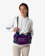 WATERFLY Fanny Pack Waist Bag: Waist Pack for Women Men with Two Water Bottle Holder Hiking Fanny Pack for Running Walking DogWalking Travel Cycling