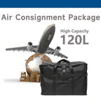 Large Duffel Bag, Waterproof Carry on Weekend Overnight Storage Bag over Luggage for Airline, Travel, Camping, Moving