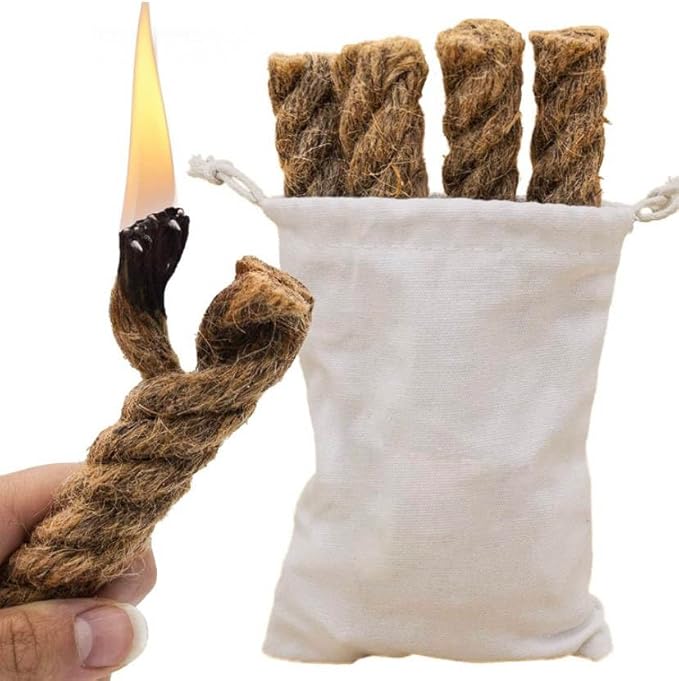 inc. Emergency Fire Starter with Weatherproof Fat Rope Tinder