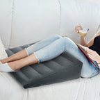 Inflatable Wedge Pillow, Portable Travel Wedge Pillow, Fast Inflation & Deflation Inflatable Wedge Pillows for Travel, Blow Up Sleeping Back Knee Bed