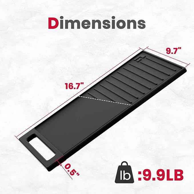 GASLAND 2-in-1 Reversible Cast Iron Grill/Griddle 16.7''x9.7"