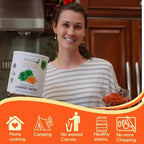 Ready Harvest Canned Carrots Dehydrated Emergency Dried | Prepper Food Long Term Supply Survival 25 Year Shelf Life #10 Can 3lbs 6 Cans