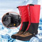 Leg Gaiters for Hiking Boots,900D Waterproof Hunting Hiking Gaiters Adjustable Snow Boot Gaiters for Climbing, Dirt-Proof Ripstop Shoe Gaiters for Men Women