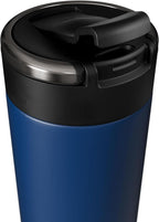 Maxi Stainless Steel Water Bottle 26oz - Double wall vacuum insulated | Integrated carry handle | leak proof flip top lid | Lightweight & stylish - Blue