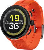 SUUNTO Run Running GPS Sports Watch with Silicone Strap, 1.32" AMOLED Touchscreen w/Crown Button, Wrist Heart-Rate & Sleep Health Tracking, Coral Orange