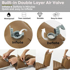 Naturehike 5.8/8.8 R-Value Camping Sleeping Pad,3.1"-4.7" Ultra-Thick,1-1.4LB Ultralight Camping Mat with Inflatable Bag,Backpacking Inflatable Foam Camping Mat for Car,Hiking