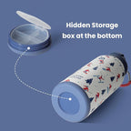 BOTTLE BOTTLE 32oz Insulated Water Bottle Stainless Steel Sport Water Bottle with Straw Dual-use Lid Design for Gym with Pill Box