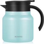 27Oz Thermal Coffee Carafes For Keeping Hot/Cold, Stainless Steel Coffee Carafe, Dustproof Insulated Water Carafe for Party/Home,Blue