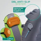 Gear Doctors Camping Inflatable Pillow, Backpacking - Blow Up Camp Pillow for Camping (Orange)